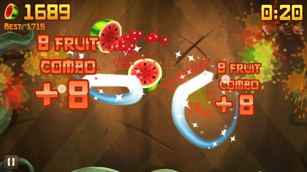 Fruit Ninja New HIGHEST World Record in arcade mode 2080