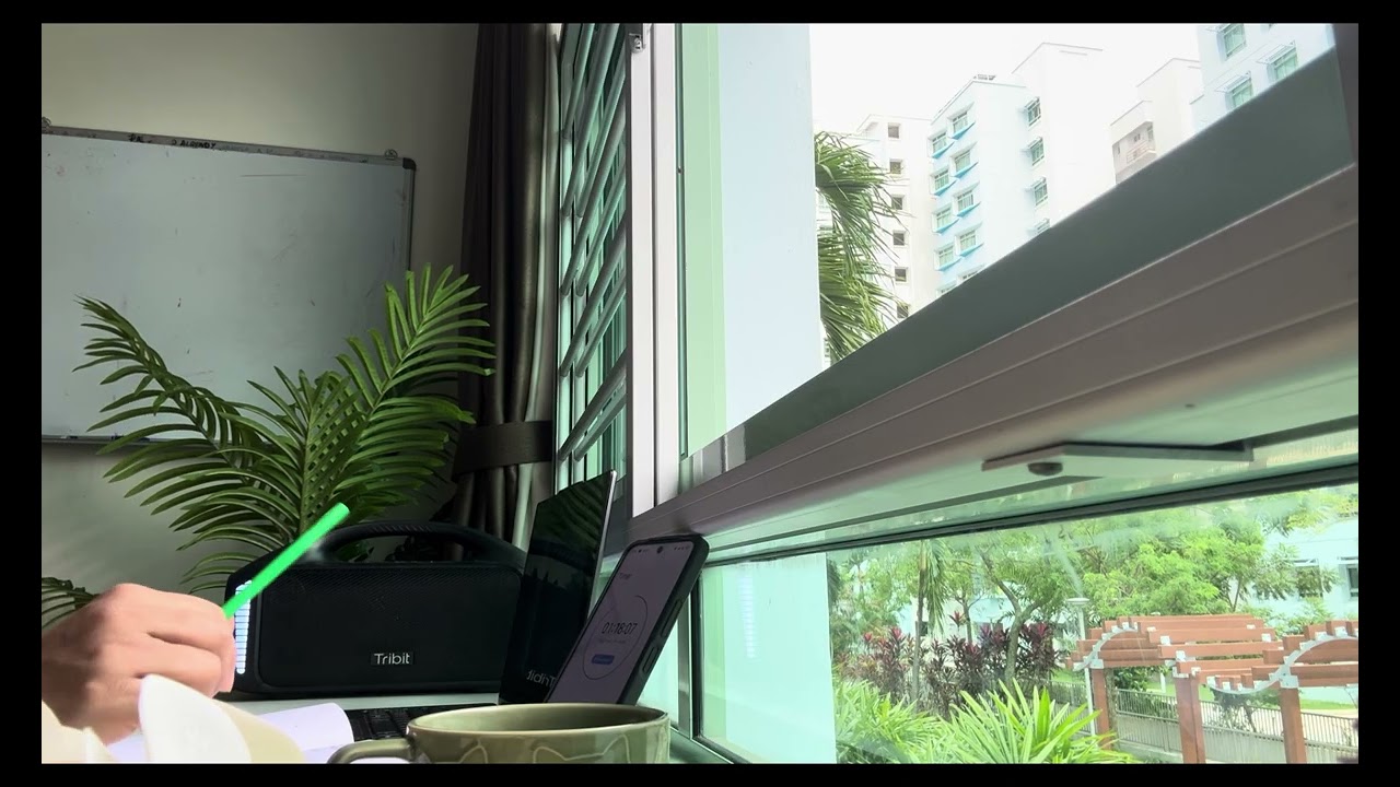 📚Study With Me | 1 Hour 30 Minutes | Calm Music | Lofi, ASMR & Morning Nature Sounds #studywithme