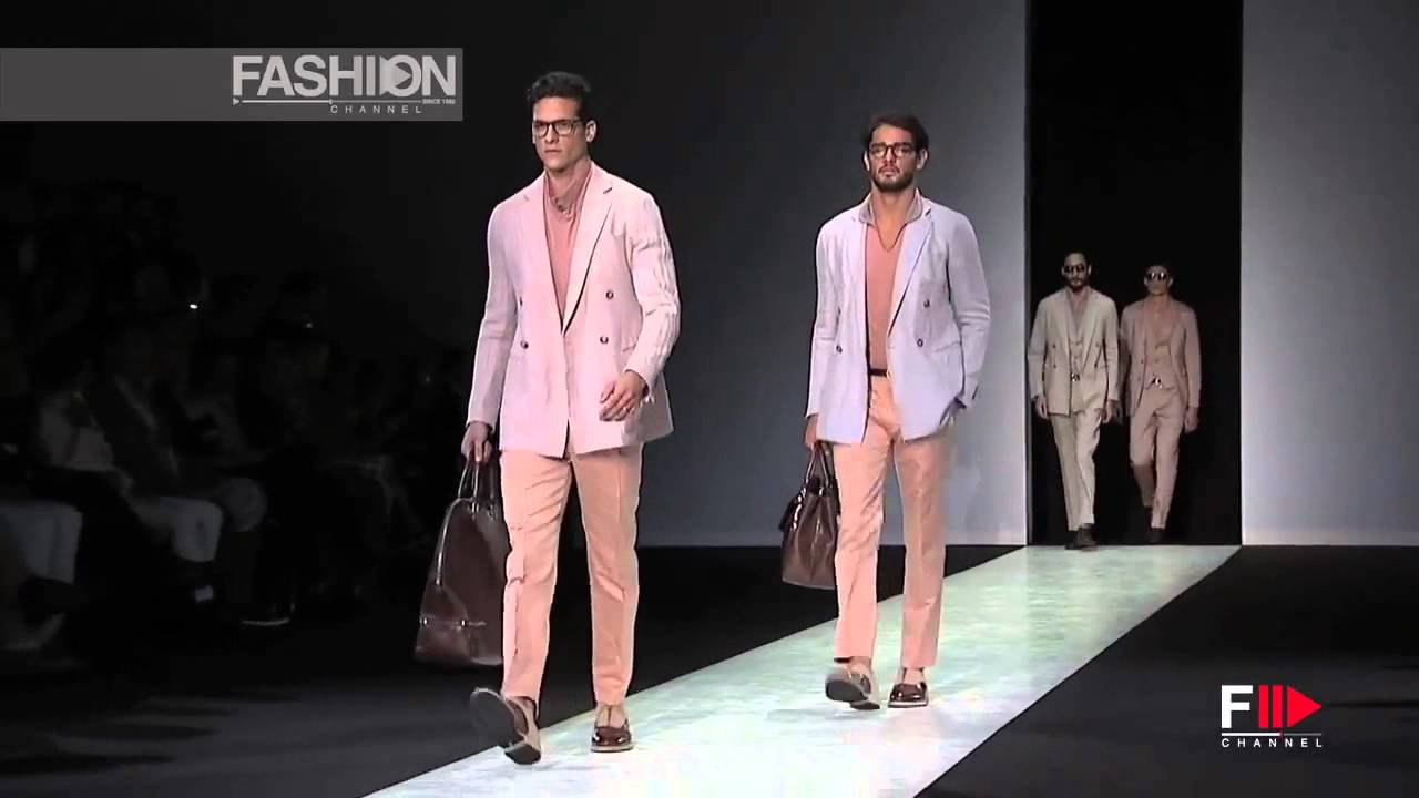 GIORGIO ARMANI Spring Summer 2014 Menswear Collection Milan by Fashion Channel HD