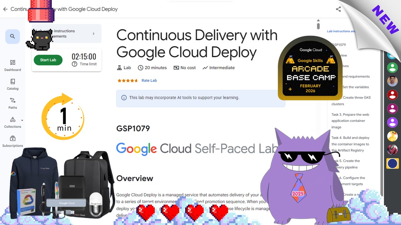 Continuous Delivery with Google Cloud Deploy  #2025 | #GSP1079 |#qwiklabs |#Solution