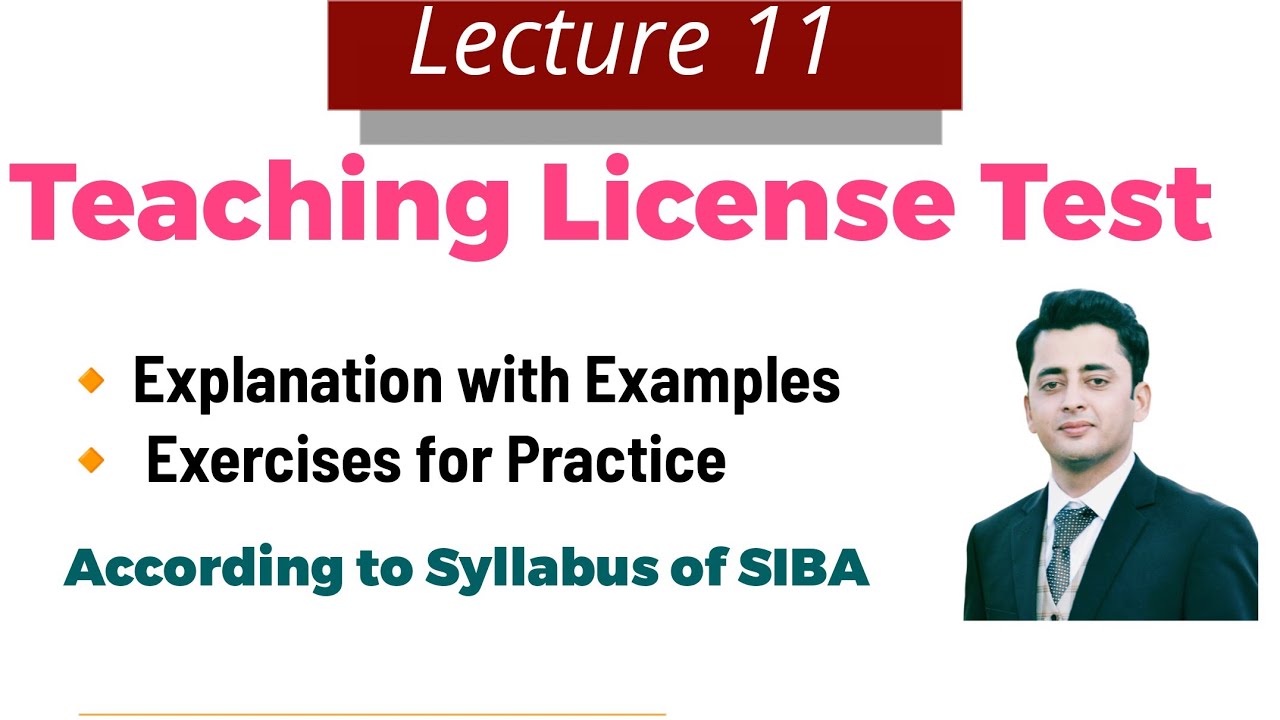 Lec 11 Teacher License Test || Instructional Methodologies 01