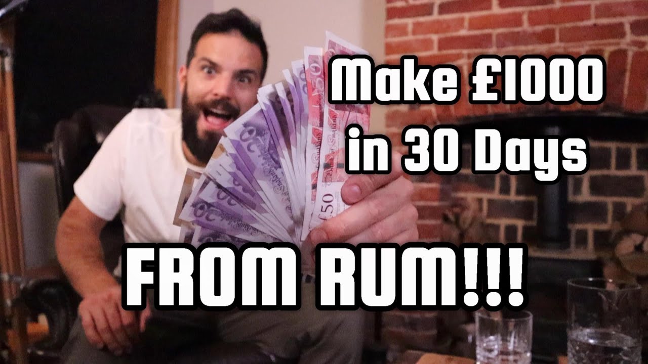 HOW TO MAKE £1000 IN 30 DAYS FROM RUM!! Better than Crypto investment?