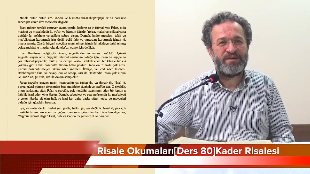 Risale Okumaları[Ders 80]Kader Risalesi