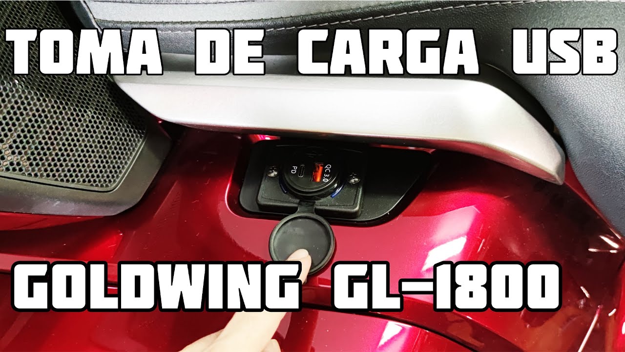 TUTORIAL - Instalar TOMA DE CARGA USB en Honda Goldwing GL1800