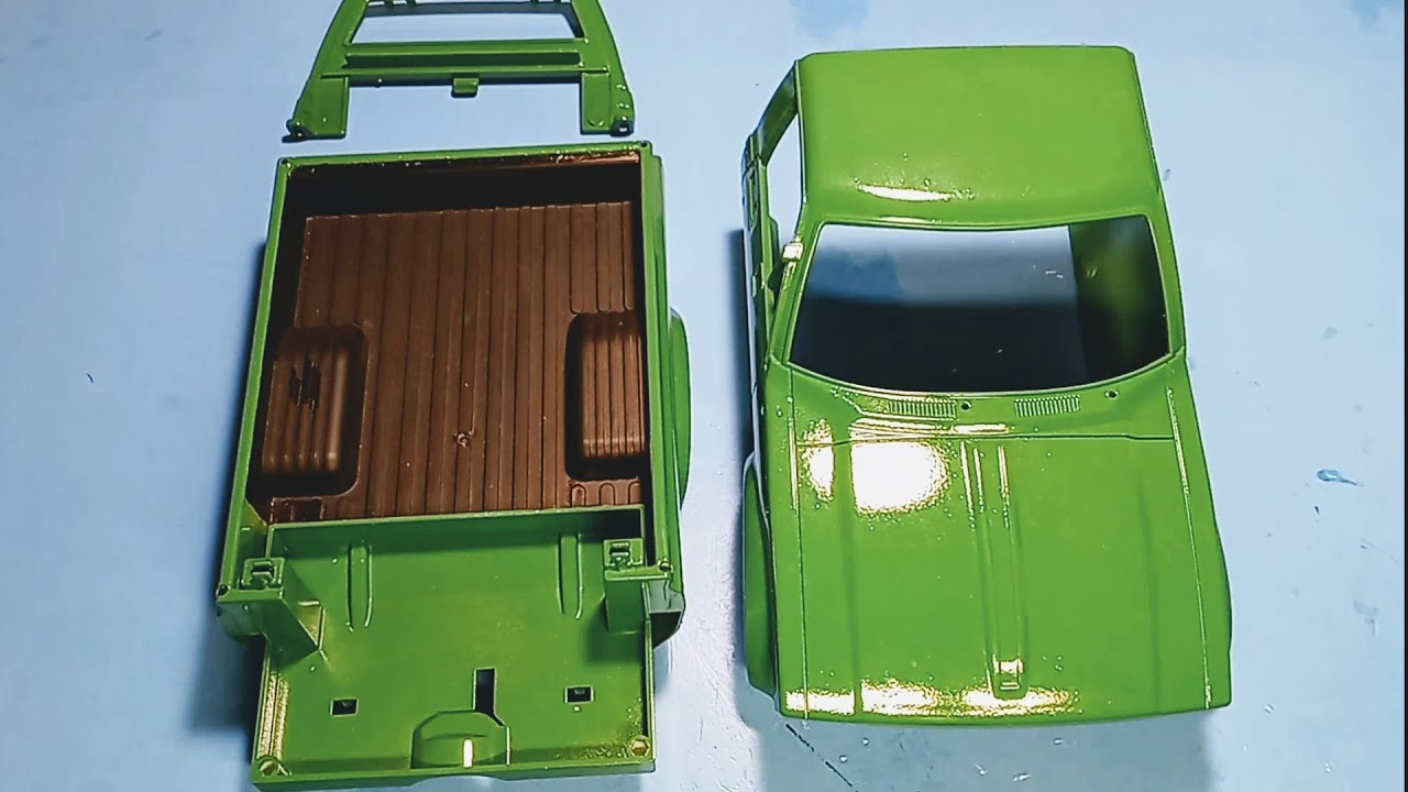 Wpl c24-1 rc upgrade, new paint job part 1