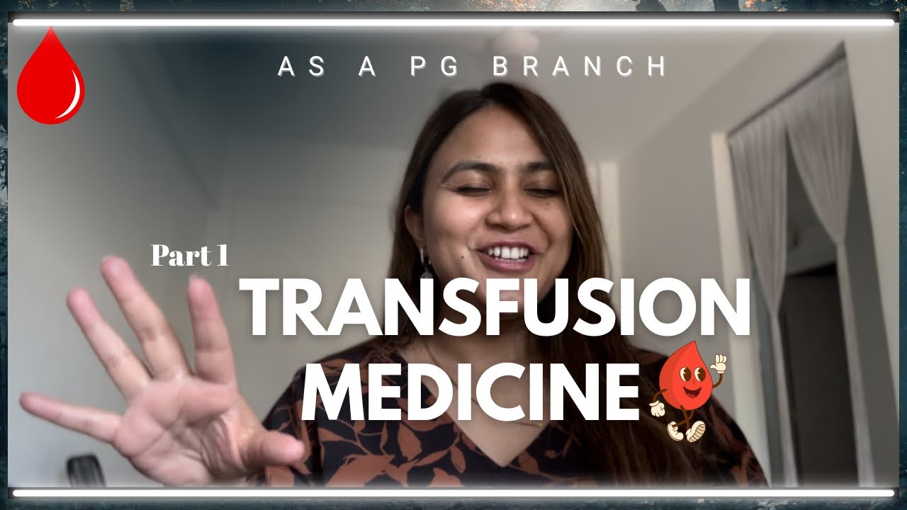 ✨🩸Transfusion Medicine AS A PG BRANCH 💉| Branch intro | stipend & Salary | fellowships #inicet #neet