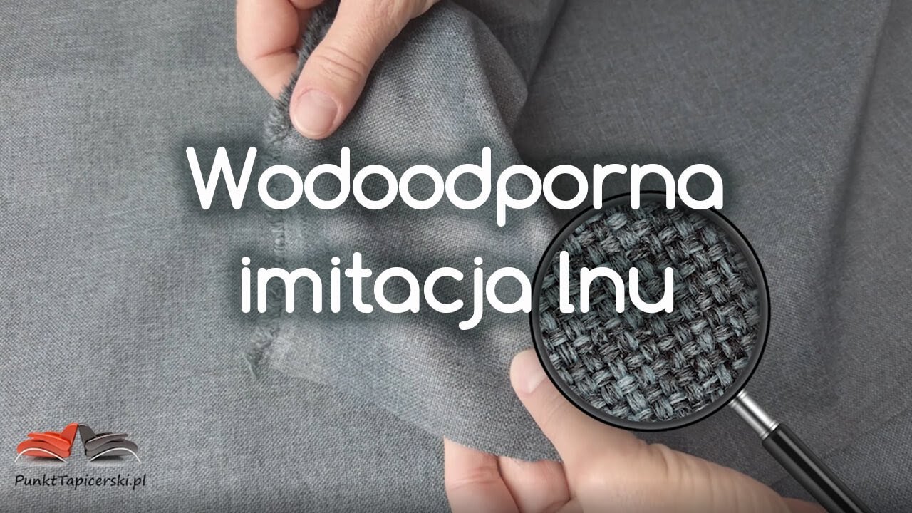 Wodoodporna tkanina imitacja lnu - test tkanin 30