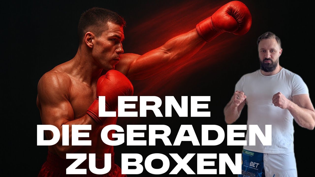 So lernst Du als Anfänger die Geraden zu Boxen - egal ab Boxen, Kickboxen oder MMA 💥