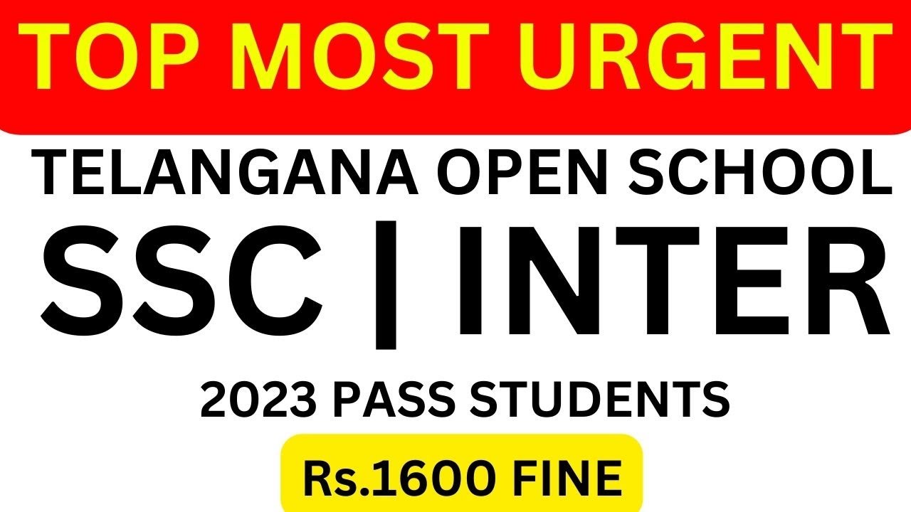 TOSS SSC & Open Inter 2023 Pass Students Check Your Details Online if any Corrections Apply.