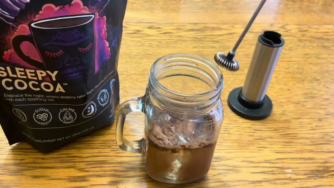 Looking at the Sleepy Cocoa Sugar Free Hot Chocolate Mix - Sleep Support Supplement