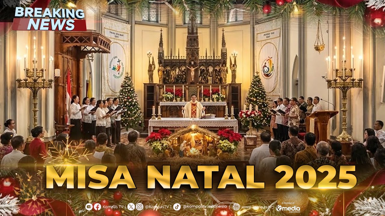 🔴 LIVE - Misa Natal di Gereja Katedral Jakarta 25 Desember 2025 |18.00 WIB