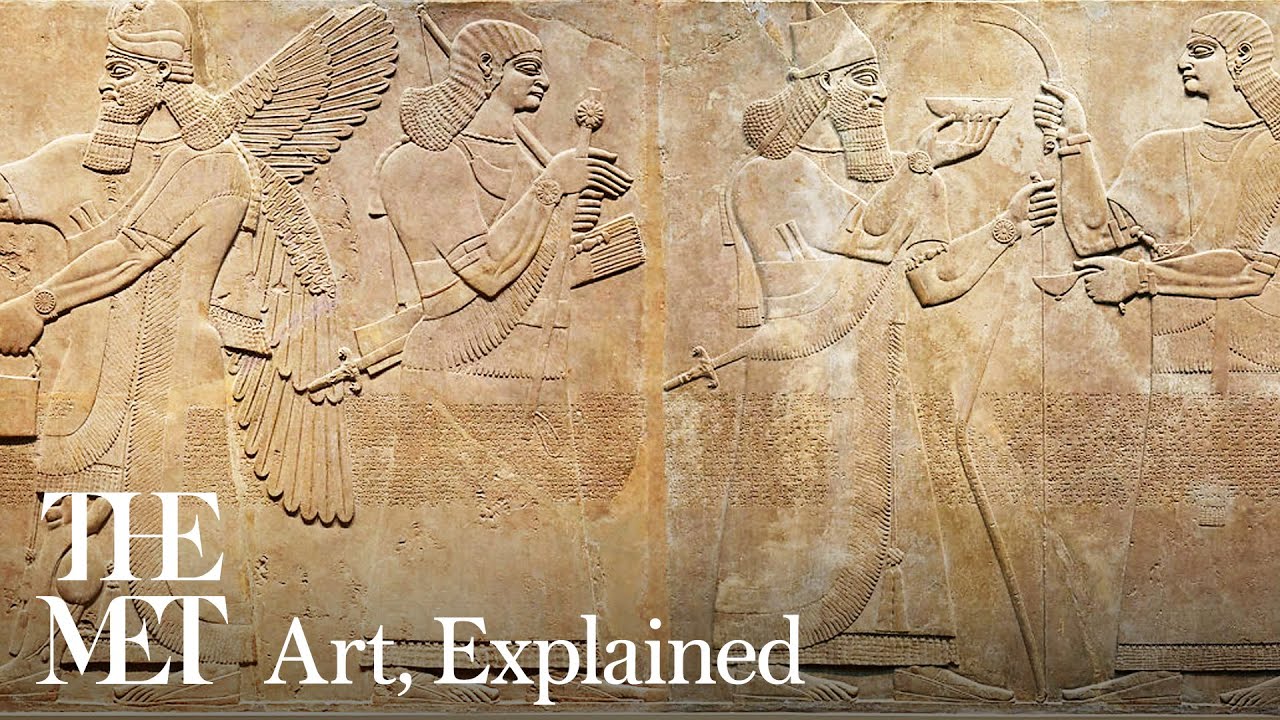 How the dizzying repetition of these Assyrian reliefs gives them hyperreality | Art, Explained