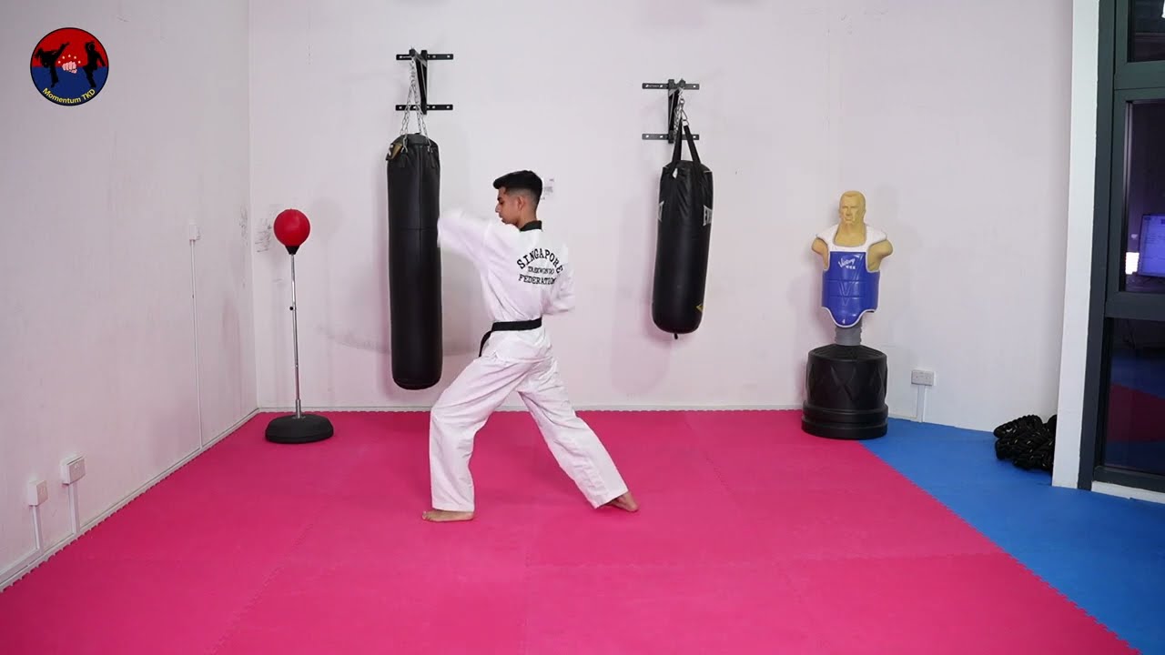 Blue Belt Pattern [Taekwondo Poomsae] | Taeguek (5) O-Jang