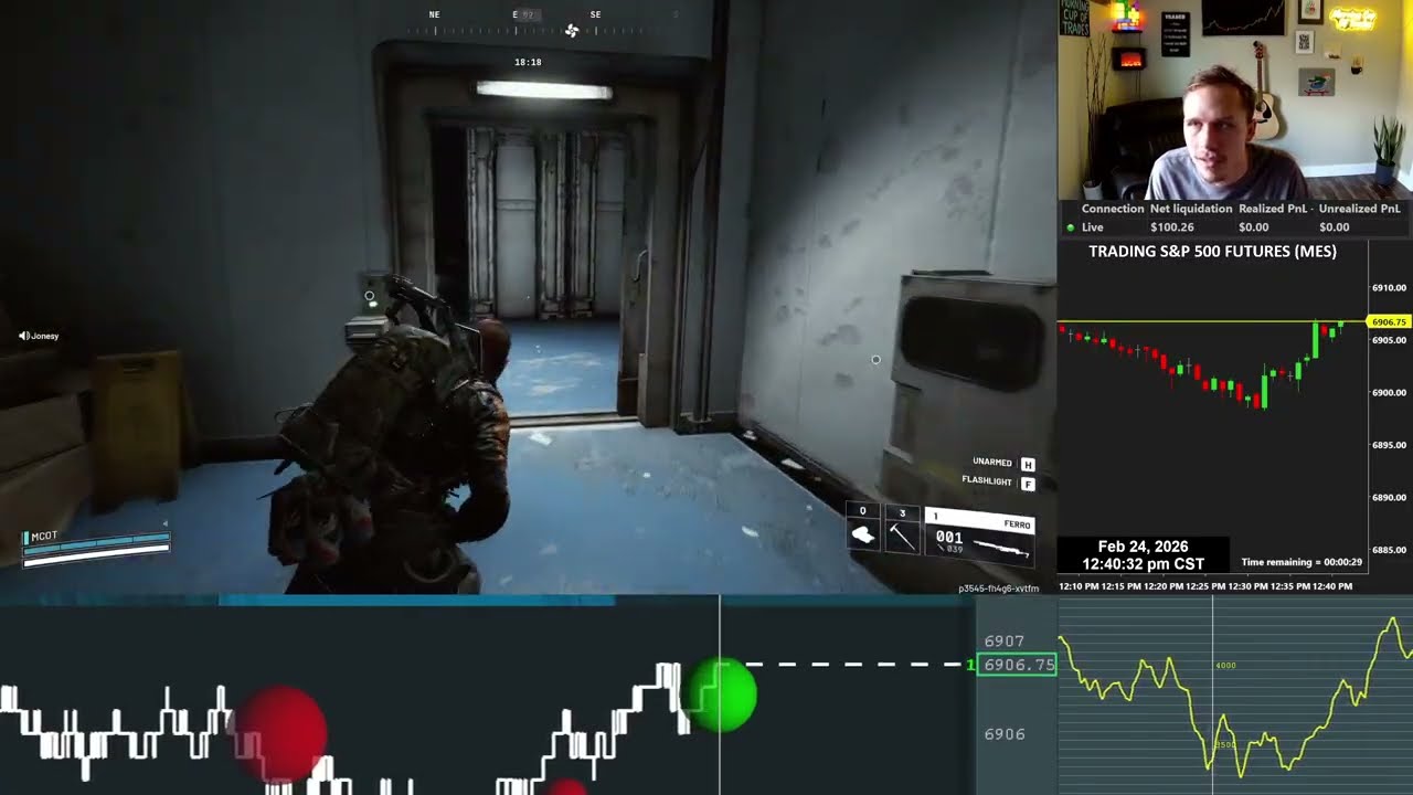 🔴[LIVE] Trading S&P 500 Futures & Playing Arc Raiders