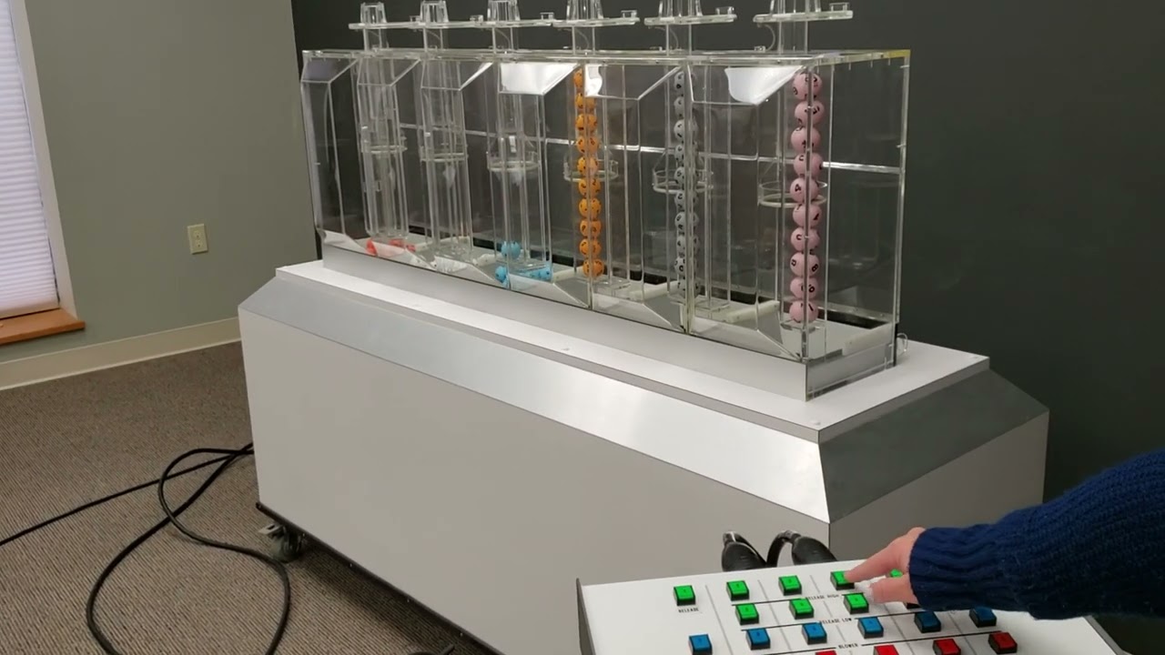 MultiPick 6 Single Digit Lottery Machine