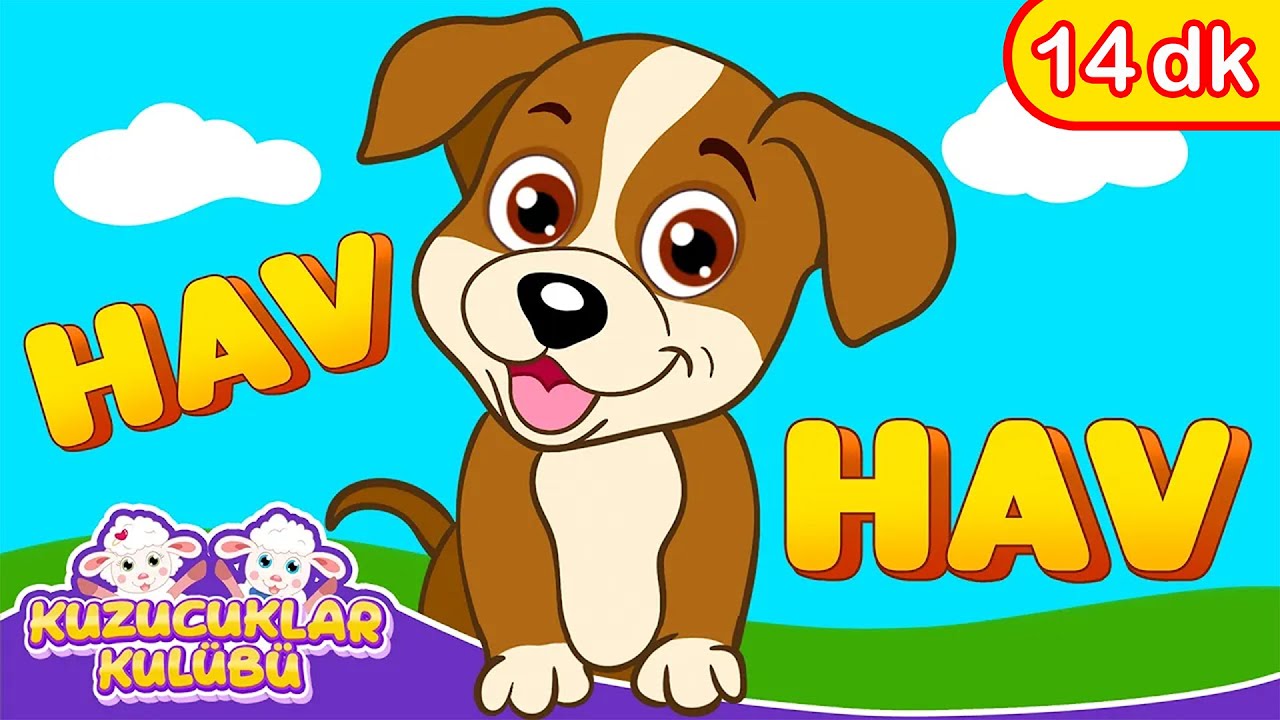 Köpeğim Hav Hav Der | Hayvan Seslerini Öğreten Şarkı | Kuzucuklar Kulübü Çocuk Şarkıları