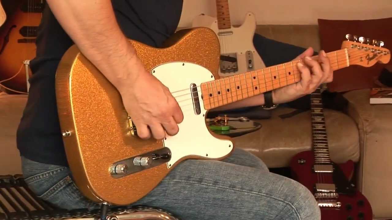 1992 Fender Custom Shop Telecaster gold sparkle