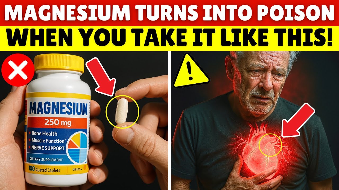 STOP Taking MAGNESIUM GLYCINATE IMMEDIEALTY if You're Making THIS Mistake | Senior Health Tips