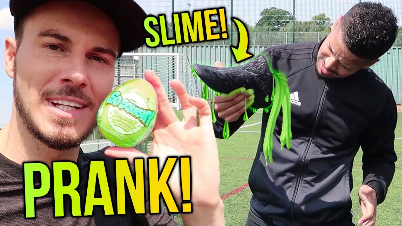 I PUT SLIME IN JEREMY LYNCH'S BOOT! F2 PRANK WARS!