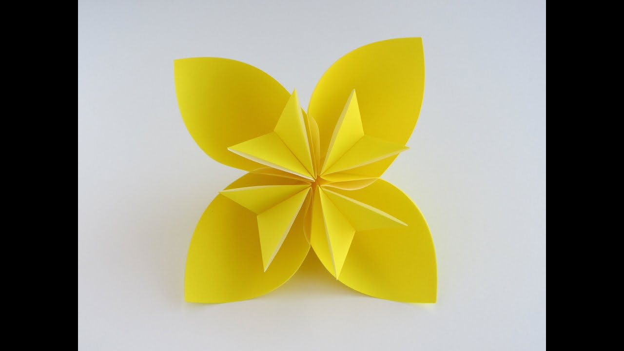 Easy Origami Kusudama Flower
