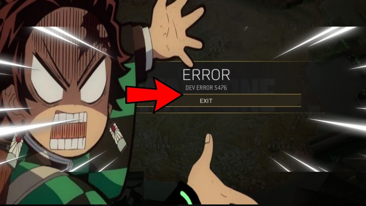 Dev Error 5476