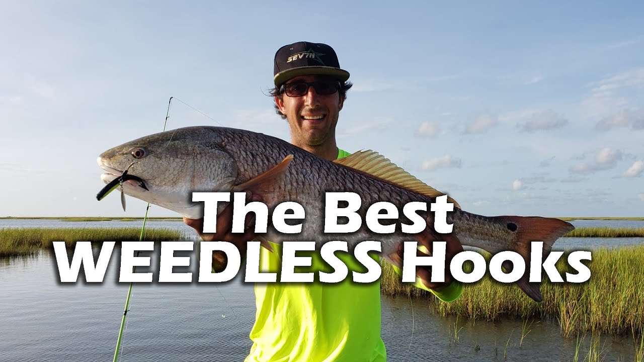 CHEAPEST !!!!!!! Weedless Hooks with underspin and with out.