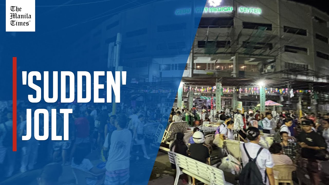 Panic breaks out in night market as 6.9 magnitude quake hits Cebu
