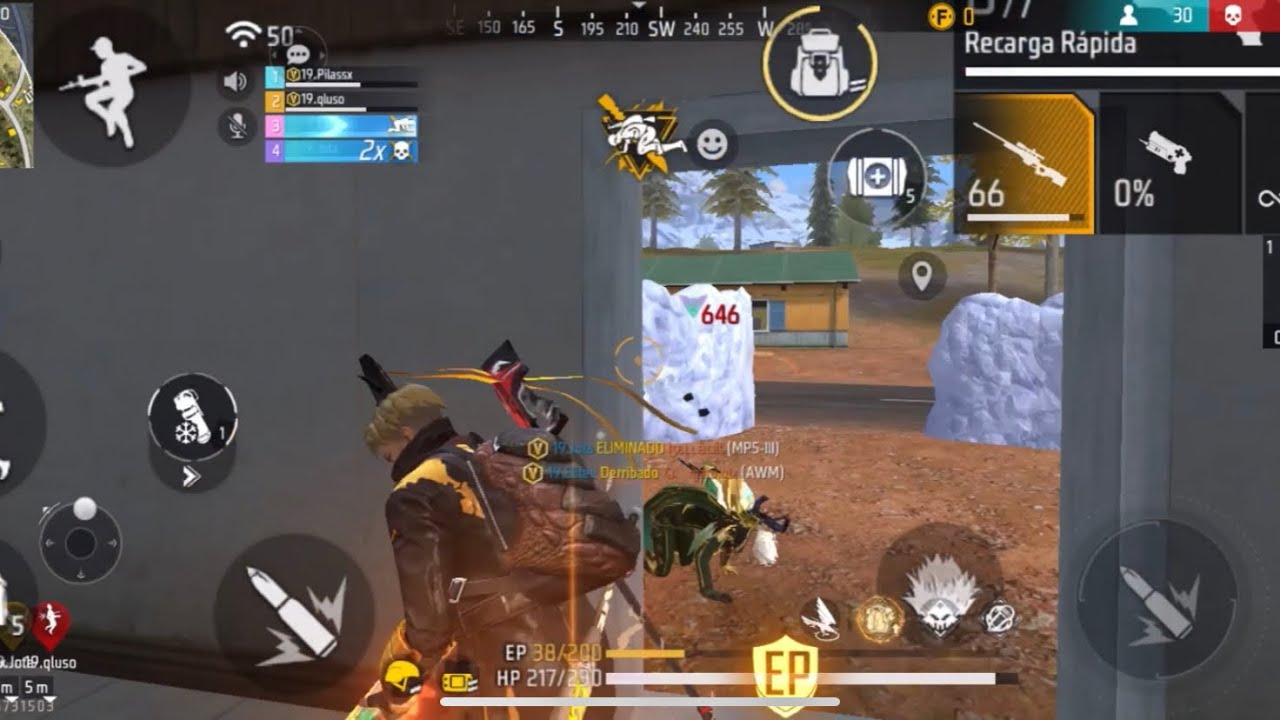 ASÍ JUEGA UN SOPORTE DE FREE FIRE LEAGUE. IPHONE 11🥷