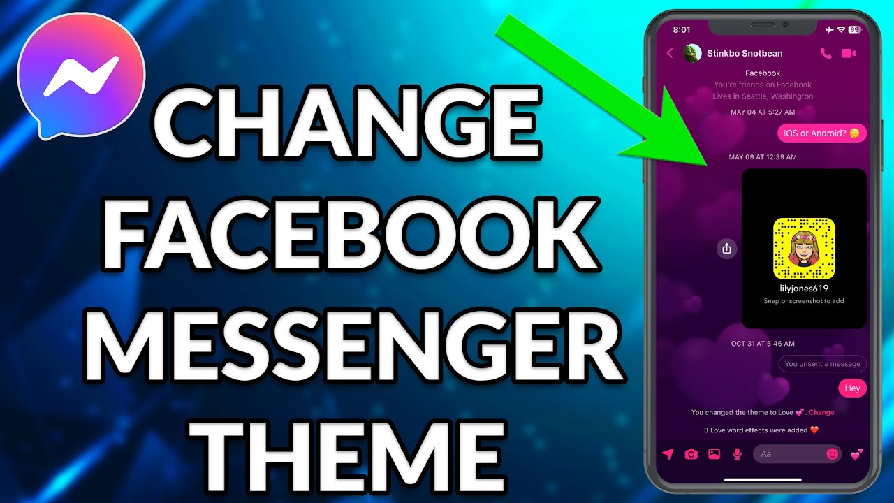 How To Change Facebook Messenger Theme