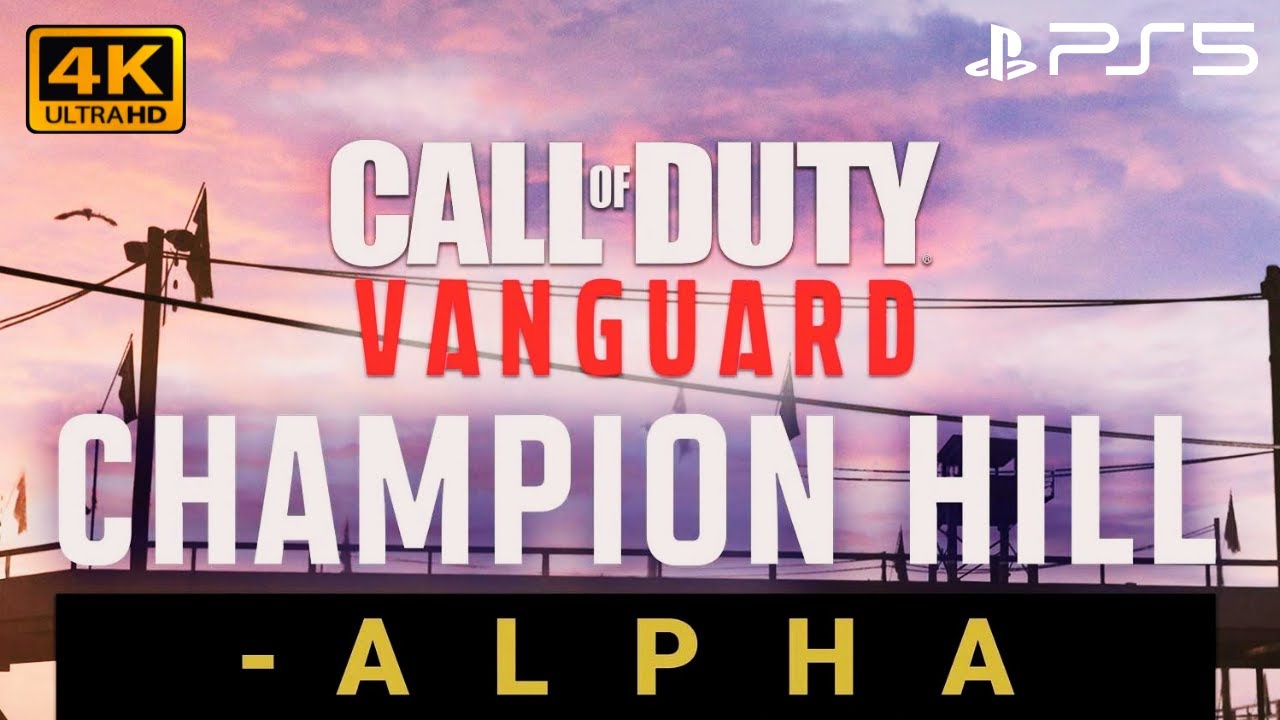 Call of Duty Vanguard (PS5) - Champion Hill Alpha Gameplay (4K 60FPS)