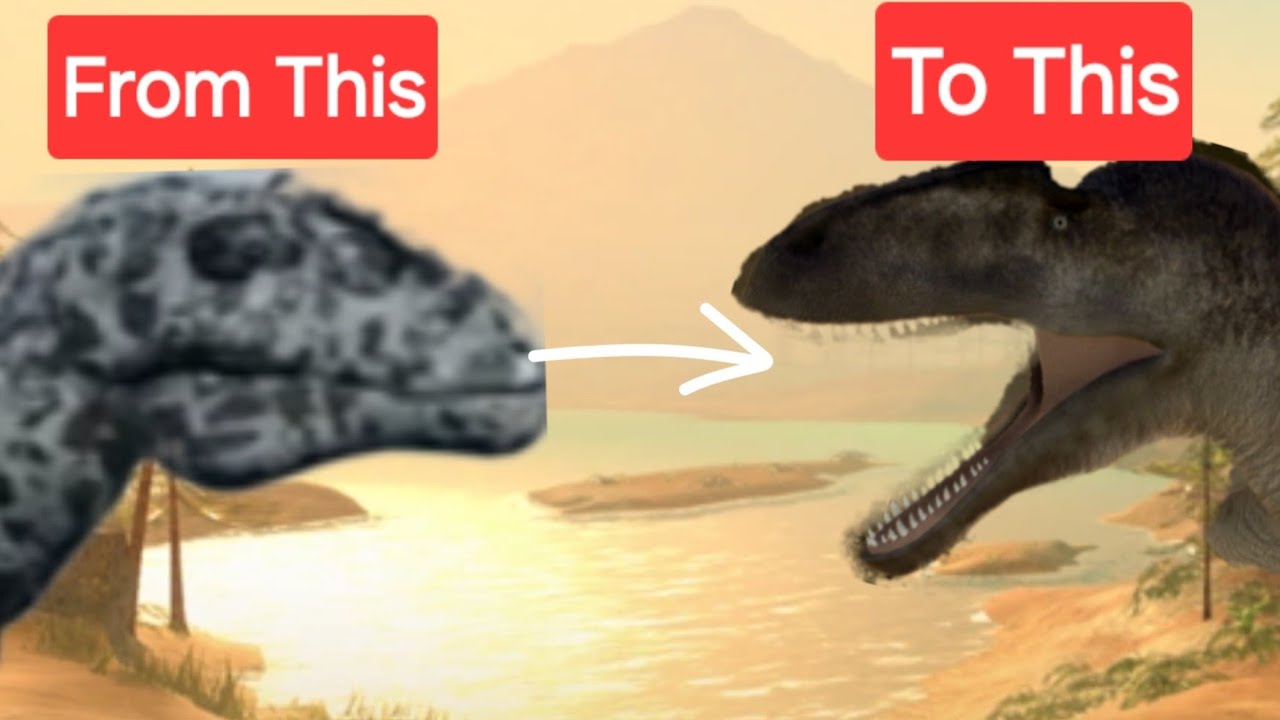 EVOLUTION of Eocarcharia (Dinosaur World Mobile)