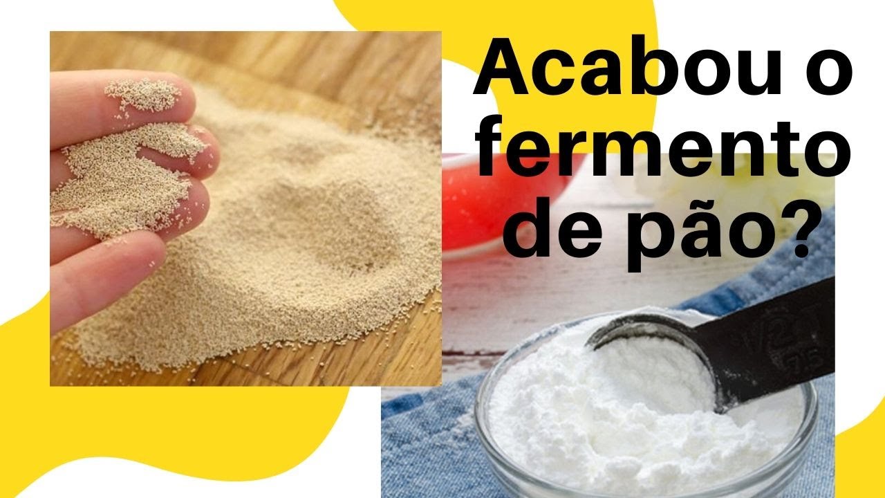 COMO SUBSTITUIR FERMENTO BIOLÓGICO POR FERMENTO QUÍMICO