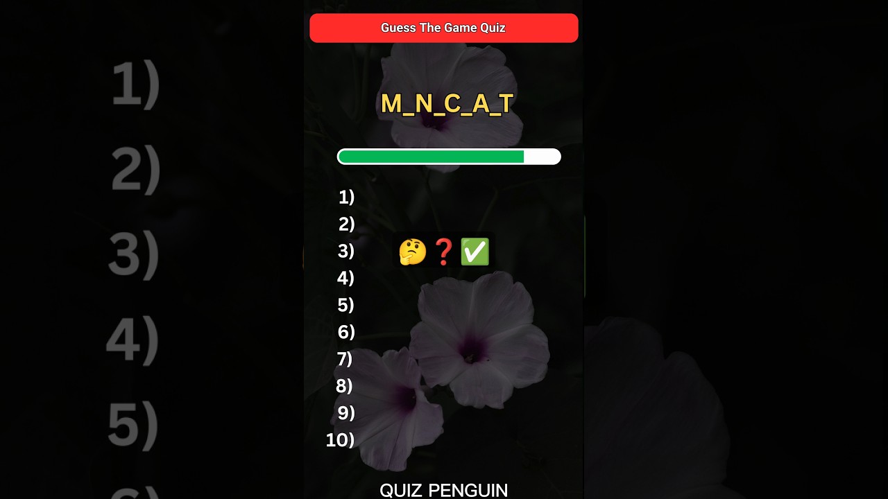 Can You Name These Games With Missing Letters in 10 Seconds?