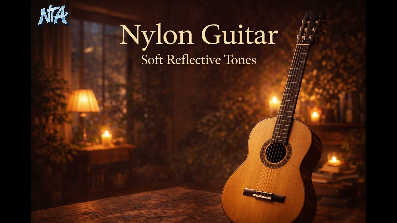 Nylon Guitar – Soft Reflective Tones | Lo-Fi Ambient Instrumental