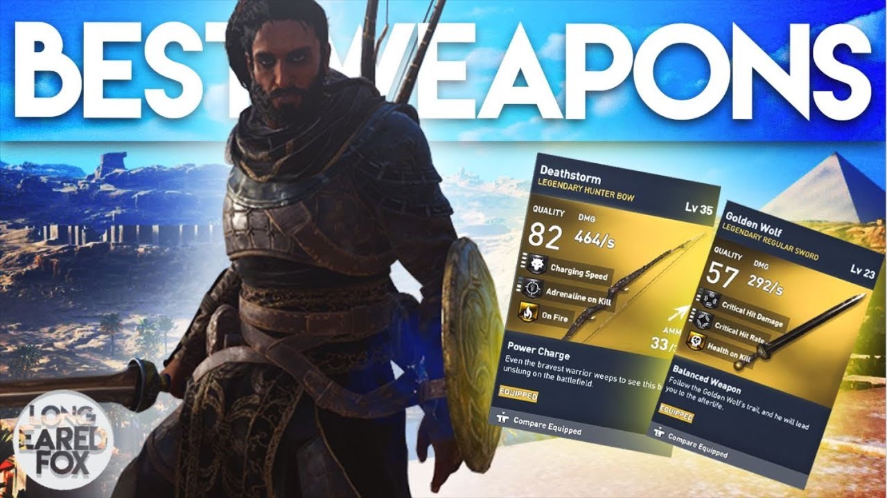 Assassin's Creed Origins | PHYLAKE BOSS WEAPONS SHOWCASE - Legendary Weapons From Phylakes