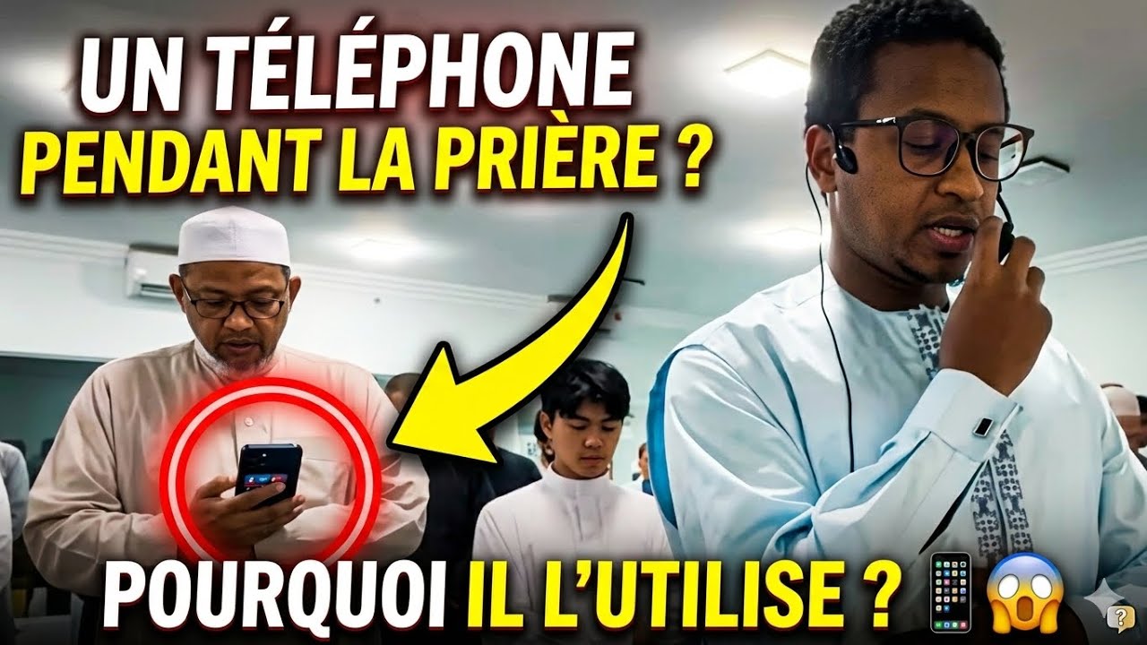 Il sort son smartphone en pleine Salat : Voici l'explication 