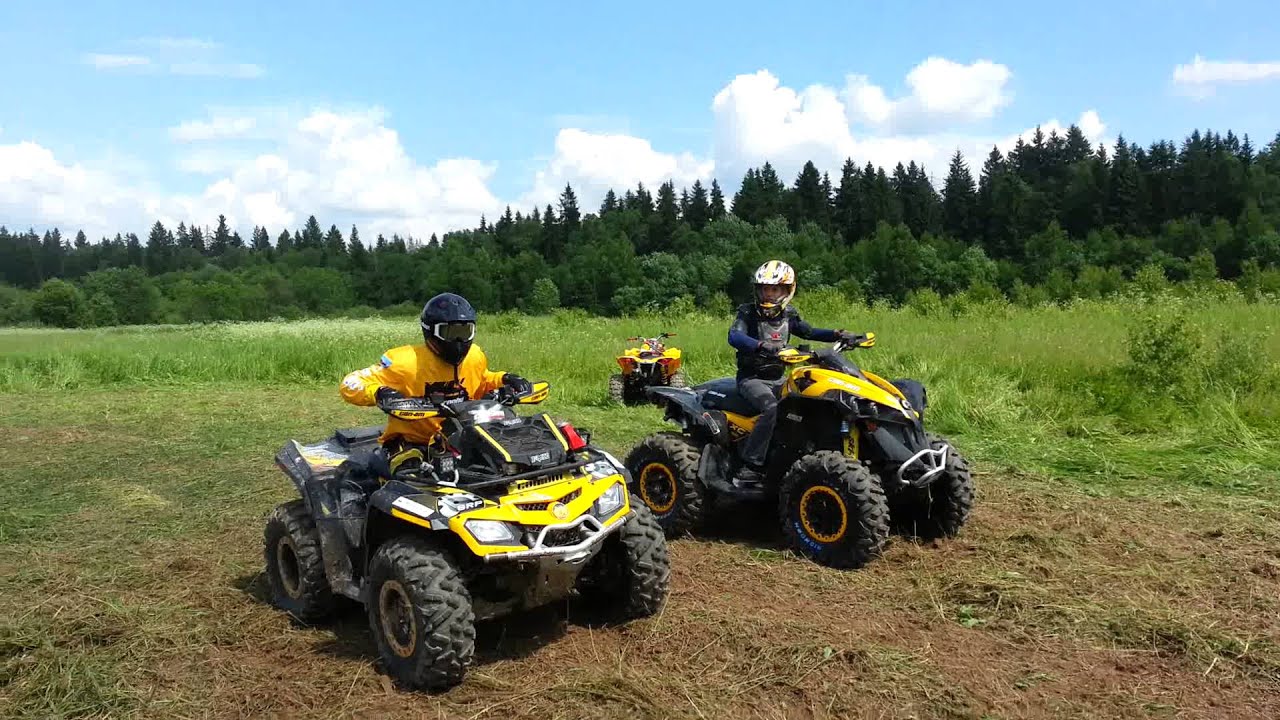 drag racing CAN AM RENEGADE 500 vs CAN AM RENEGADE 1000XXC vs CAN AM OUTLANDER 800XXC