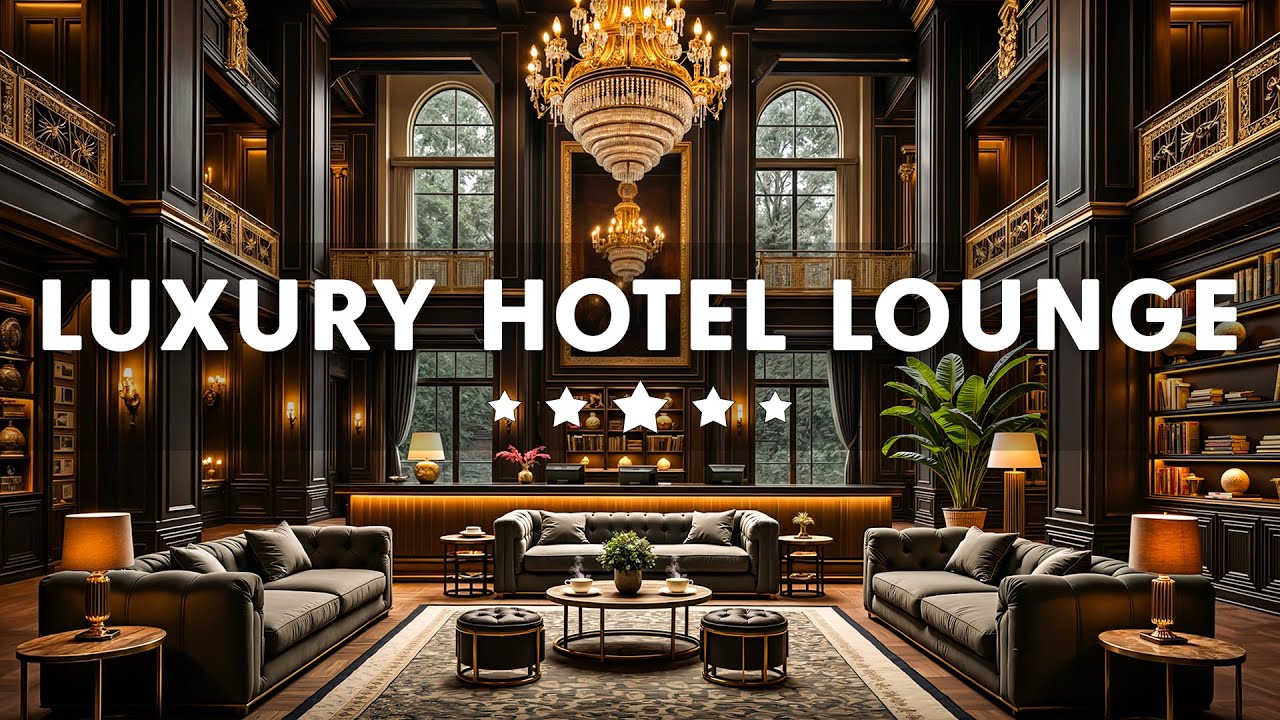 Luxury Hotel Lounge Music - Elegant Jazz Saxophone Instrumental & Soft Background Music for Relaxing