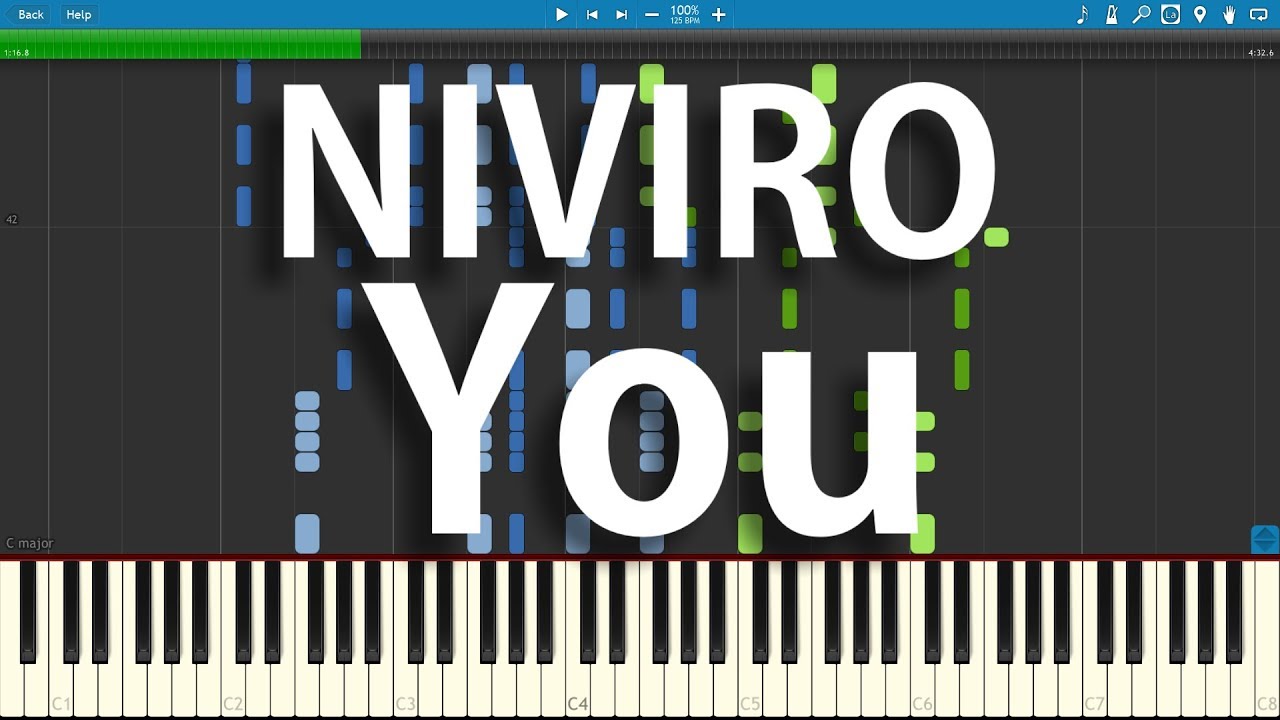 NIVIRO - You | Synthesia Piano Cover