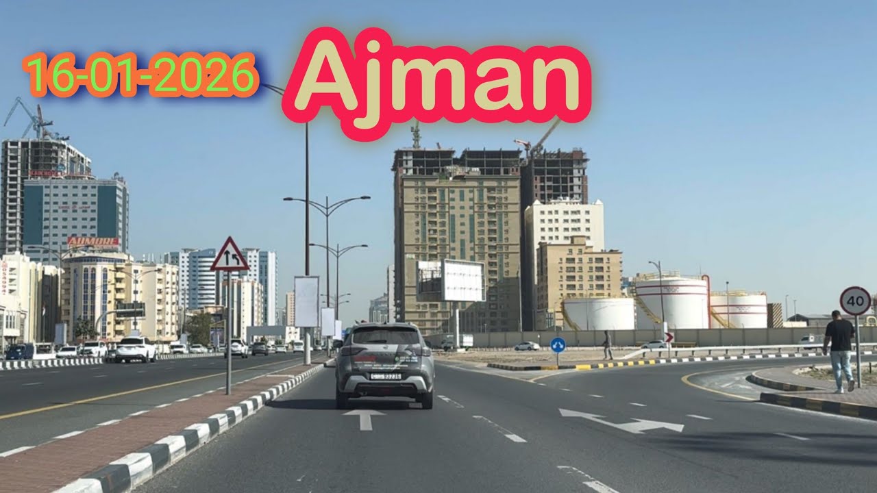 4K  Ajman industrial area 16 January 2026