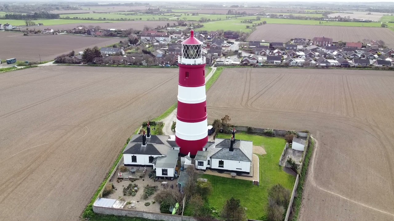 Walcott, Happisburgh & Sea Palling - Norfolk.  Drone shots on a blustery day