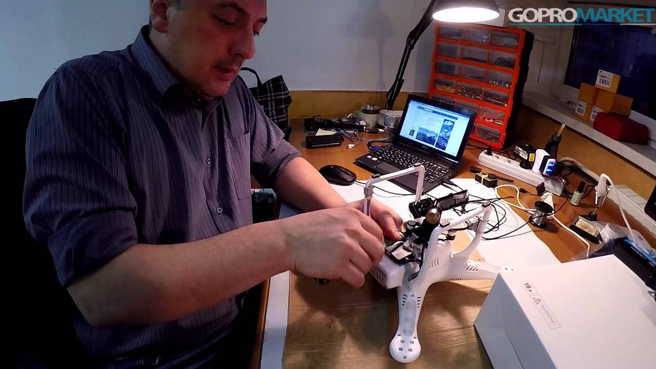FPV комплект готовый к установке на Phantom 2 с подвесом
