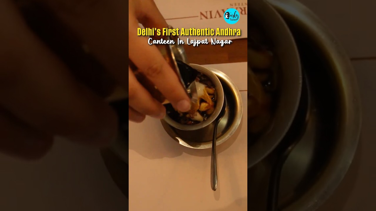 Delhi's First Authentic Andhra Canteen In Lajpat Nagar #shorts #delhi #andhrafood