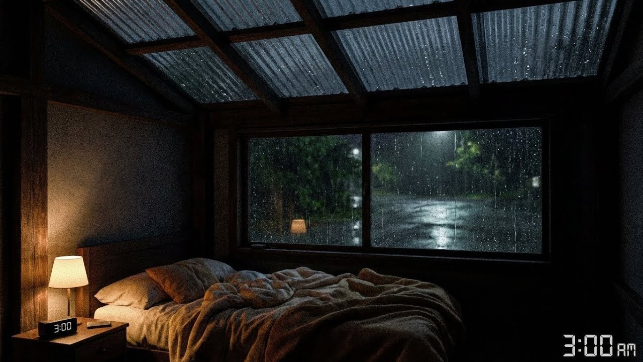 Release Stress: Rainy Piano Therapy ☔ Healing Music to Relax, Unwind, and Fall Asleep Fast
