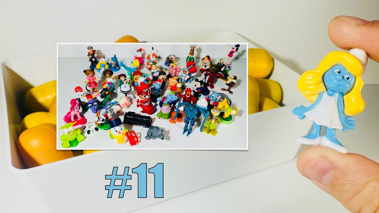 50 OLD Kinder Surprise Unboxing #11.Распаковка Старых Киндер Сюрпризов.Выпуск 11.Alte Ü-Ei Unboxing