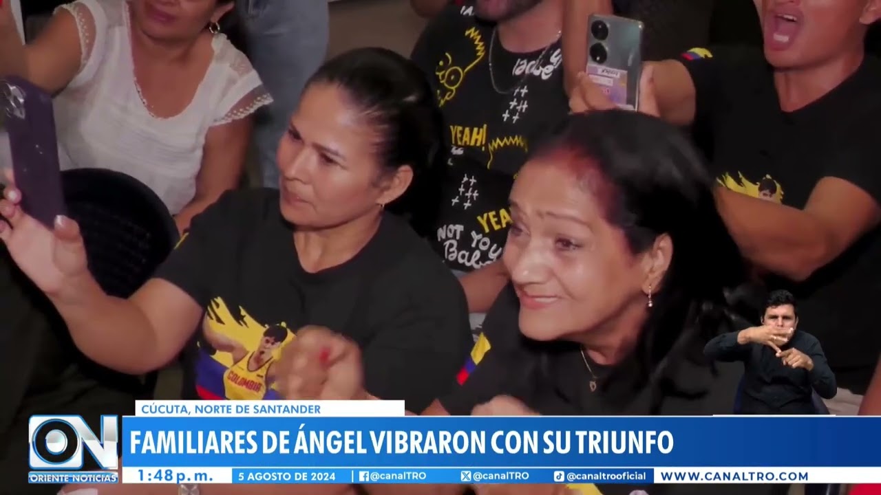 Familiares de Ángel Barajas celebran el triunfo