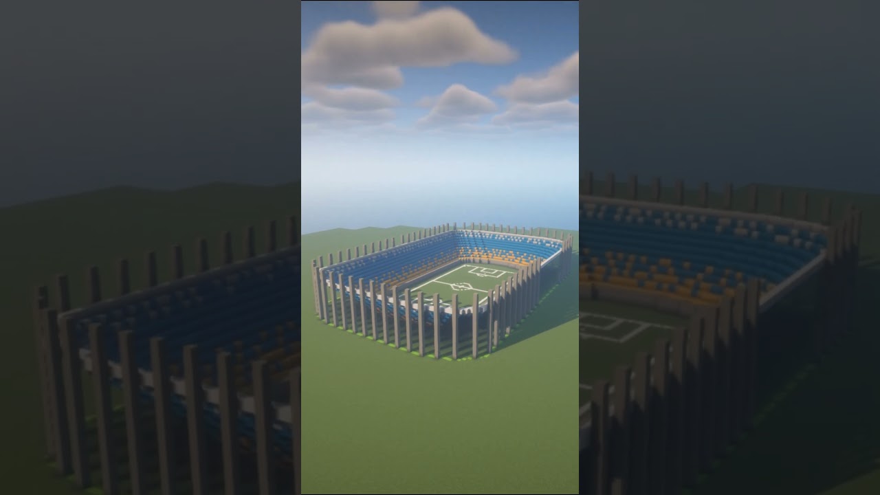 Est&aacute;dio do Maracan&atilde; no Minecraft #minecraft #minecraftbuilding #est&aacute;dio #stadium #maracan&atilde; #shorts