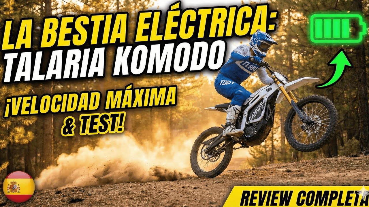 Esta moto EL&Eacute;CTRICA no tiene rival!