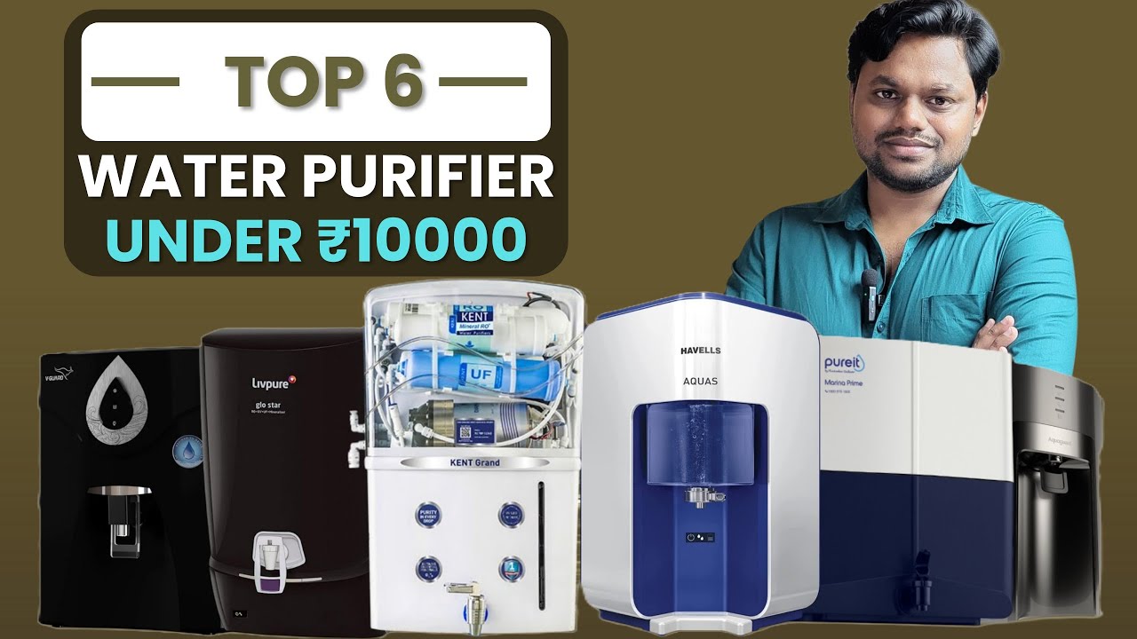 Top 6 Best Water Purifier for Home 2025💧 Best Water Purifier in India 2025🏡 Best Water Purifier 2025