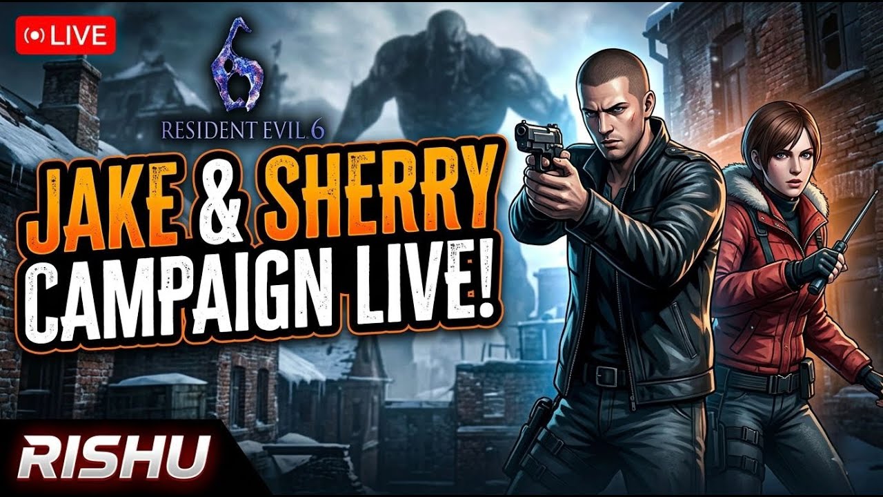 Wesker's Son & Birkin's Daughter 🧬 Resident Evil 6 LIVE (Portrait)
